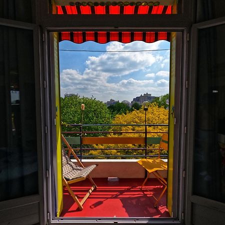Canopee, Paisible, Chaleureux, Lumineux, Balcon Paris Eksteriør bilde