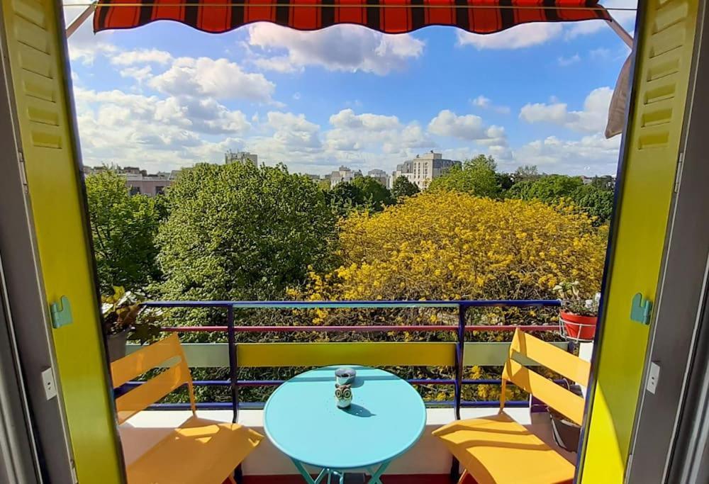Canopee, Paisible, Chaleureux, Lumineux, Balcon Paris Eksteriør bilde