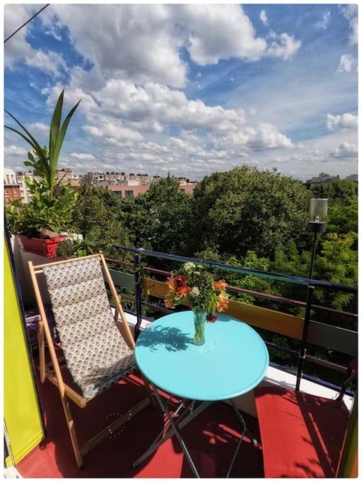 Canopee, Paisible, Chaleureux, Lumineux, Balcon Paris Eksteriør bilde
