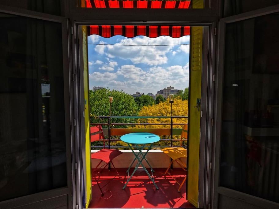 Canopee, Paisible, Chaleureux, Lumineux, Balcon Paris Eksteriør bilde