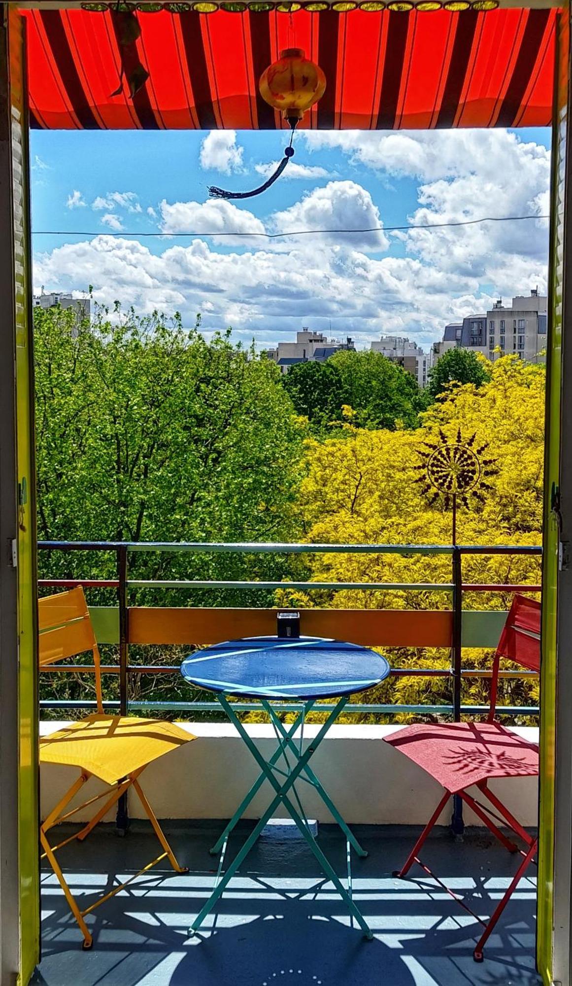 Canopee, Paisible, Chaleureux, Lumineux, Balcon Paris Eksteriør bilde
